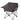 Naturehike Gathering X-Shaped Chair (Armrest Version) -Black Grey