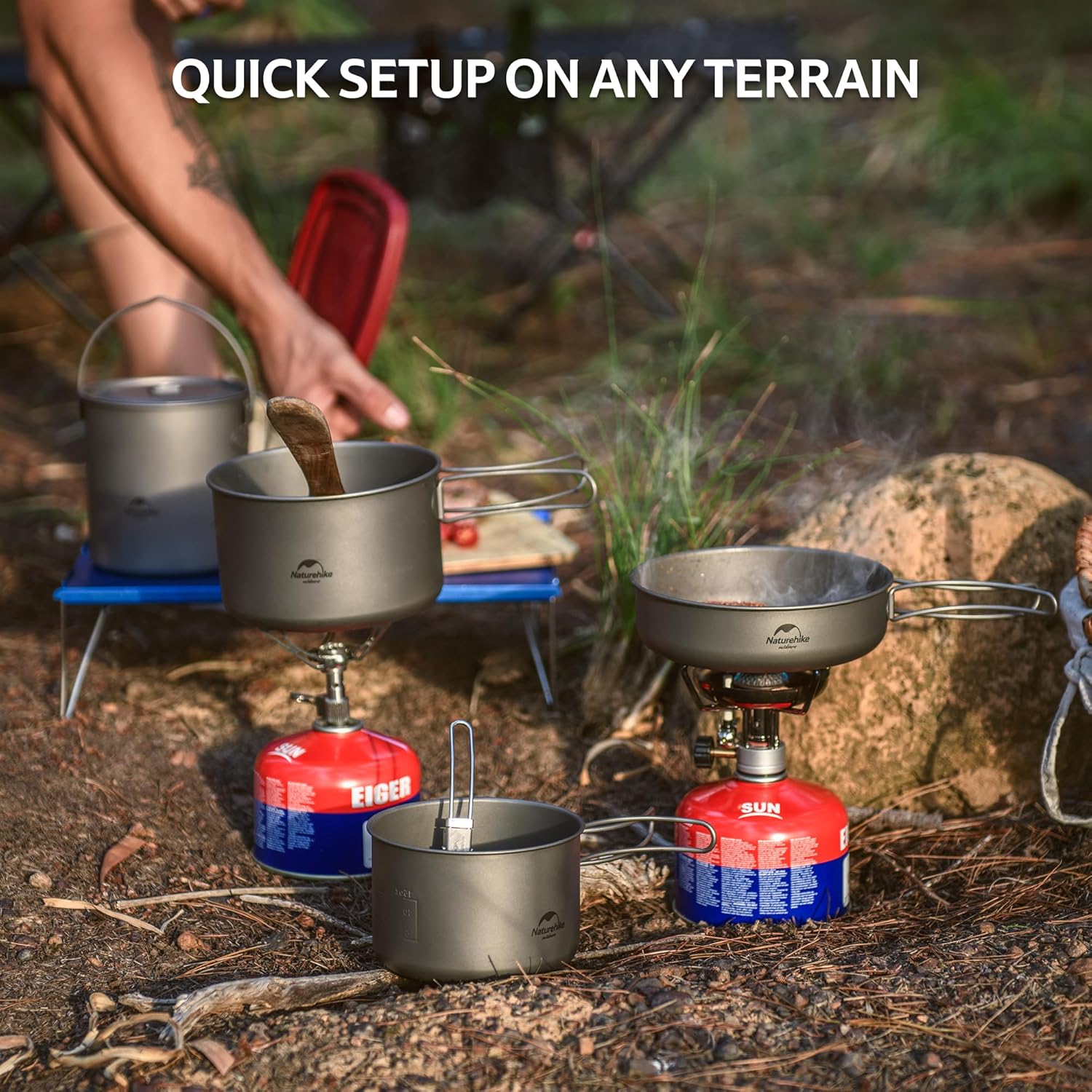 Ti Pot Naturehike TDG02 Outdoor Ti Pot 1300ML - Ti Color | Naturehike ...