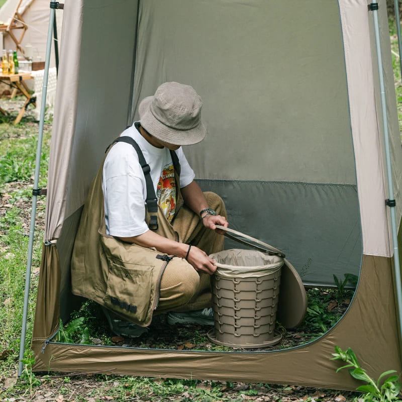 Naturehike Outdoor folding portable toilet - Khaki