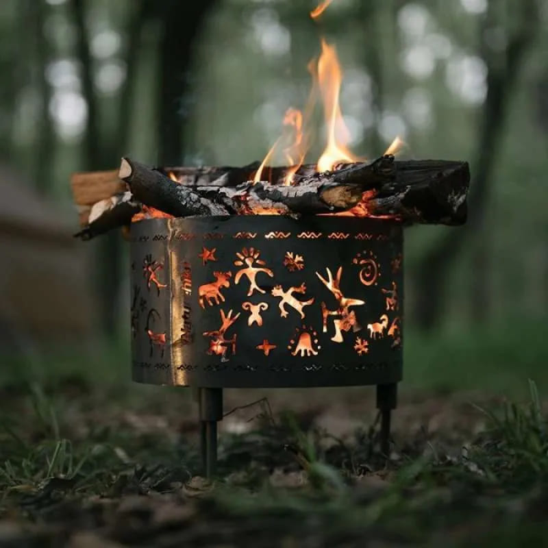 Naturehike FH04 Burning fire round pit (Small) - Black
