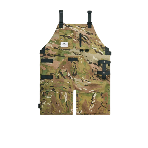 Naturehike Canvas-Outdoor Camping Apron - Camouflage