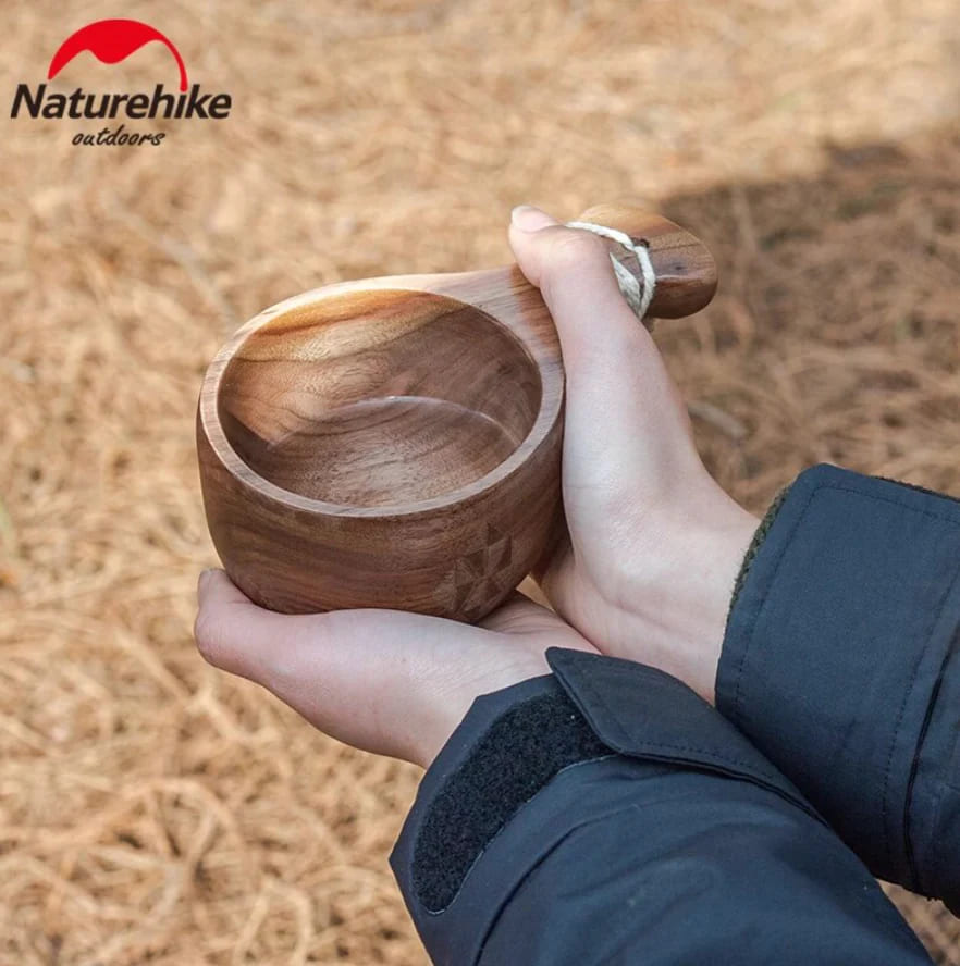 Naturehike Black Walnut Cup Straight handle cup 220ml - Brown