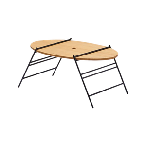 [6927595705490] Naturehike outdoor folding Oval table - Bamboo