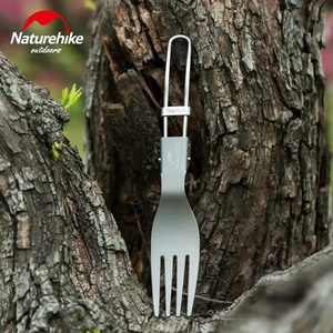 [6927595734759] Naturehike Titanium alloy outdoor travel folding tableware -  titanium-fork