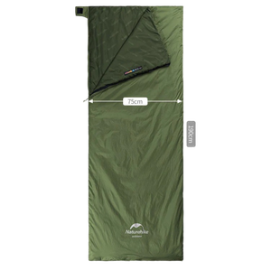 [6927595777930] حقيبة النوم المصغر LW180 الجديد من ناتشرهايك لعام 2021 - الحجم المتوسط - اللون الأخضر الصنوبري.



