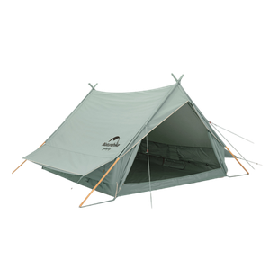 [6927595785737] خيمة  موديل إكستند 4.8 بقماش قطني وقاعدة ذات أعمدة  من ناتشر هايك - اللون الأخضر